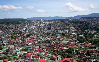<p>Aerial view of Baguio City <em>(File photo)</em></p>